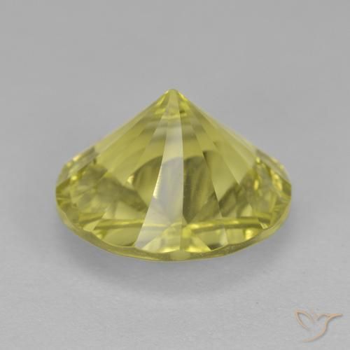 Quartzo Luz amarela Natural 5.25ct, Redondo, VVS