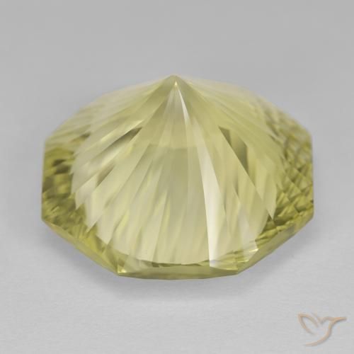 Quartzo Luz amarela Natural 18.41ct, Corte Octógono / Esmeralda, VVS