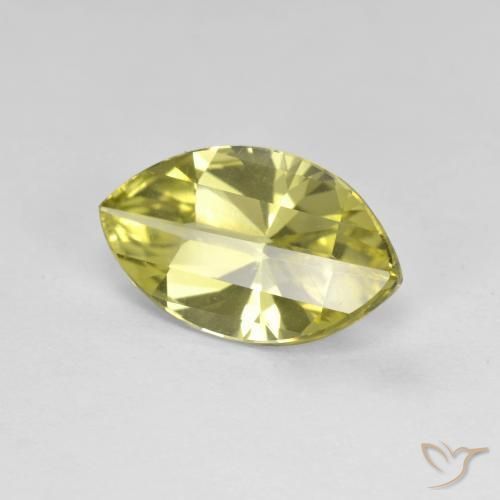 Quartzo amarelo médio Natural 2.62ct, Marquesa, VVS