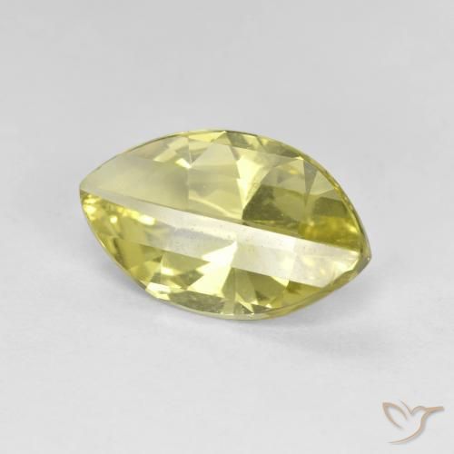 Quartzo Amarelo Abacaxi Claro Natural 2.52ct, Marquesa, VVS