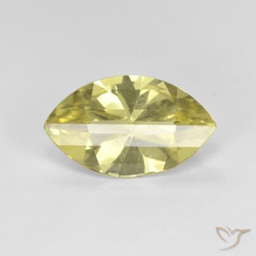 2.19ct Natural Luz amarela Quartzo, Marquesa, VVS