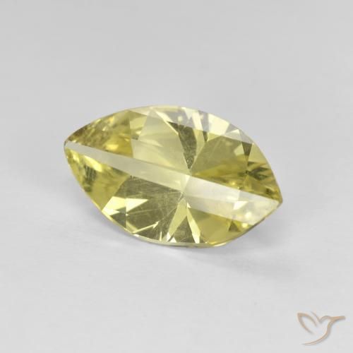 Quartzo Luz amarela Natural 2.19ct, Marquesa, VVS