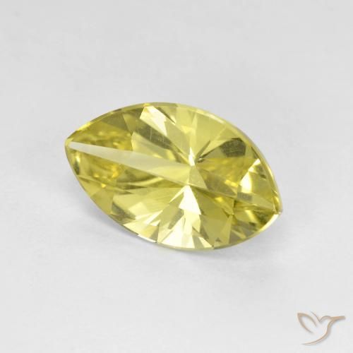 Quartzo amarelo médio Natural 2.70ct, Marquesa, VVS
