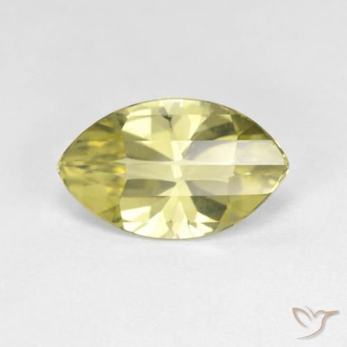2.55ct Natural Amarelo Abacaxi Quartzo, Marquesa, VVS