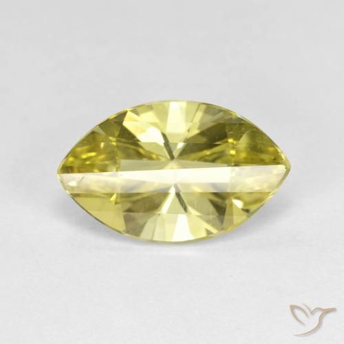 2.84ct Natural Luz amarela Quartzo, Marquesa, VVS