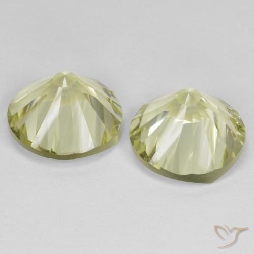 Pedras preciosas de Quartzo Luz amarela natural de 11.63 ct, Redondo, VVS