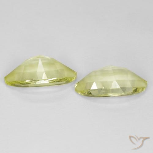 Pedras preciosas de Quartzo Amarelo claro médio natural de 5.32 ct, Marquesa, VVS