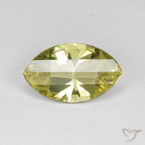 Quartzo amarelo médio Natural 2.62ct, Marquesa, VVS