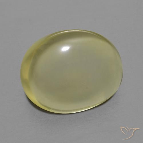 Quartzo Luz amarela Natural 11.38ct, oval, Transparente