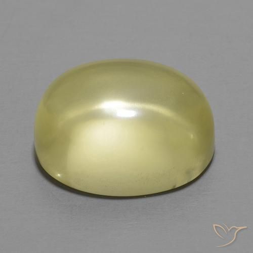 Quartzo Luz amarela Natural 11.38ct, oval, Transparente