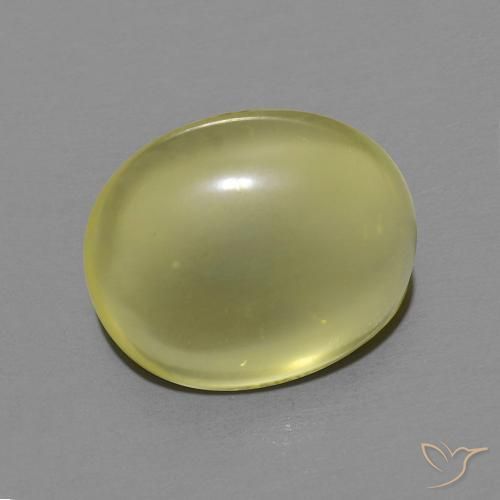 5.21ct Natural amarelo médio Quartzo, oval, Transparente