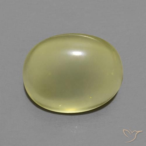 Quartzo amarelo médio Natural 5.21ct, oval, Transparente