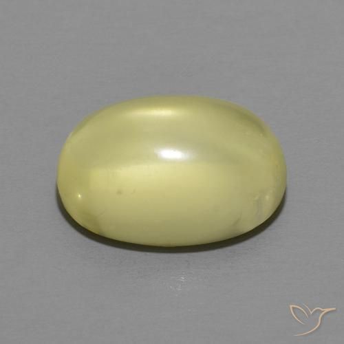Quartzo amarelo médio Natural 5.21ct, oval, Transparente
