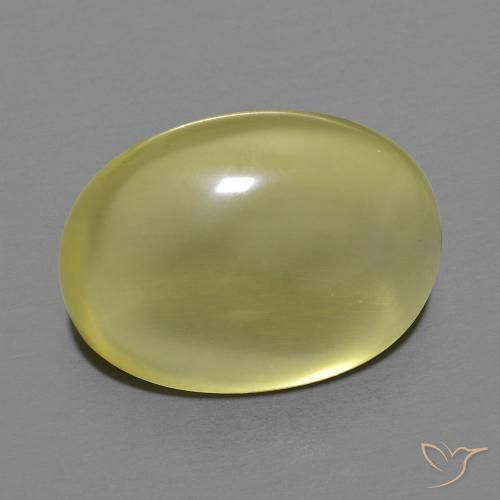 Quartzo amarelo médio Natural 11.62ct, oval, Transparente