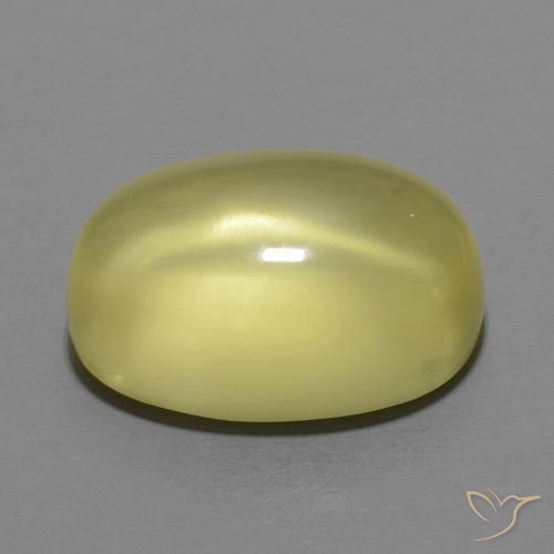 Quartzo amarelo médio Natural 11.62ct, oval, Transparente
