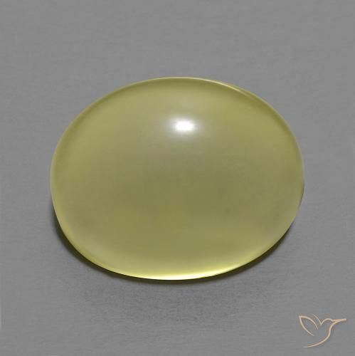 10.09ct Natural Amarelo esverdeado Quartzo, oval, Transparente