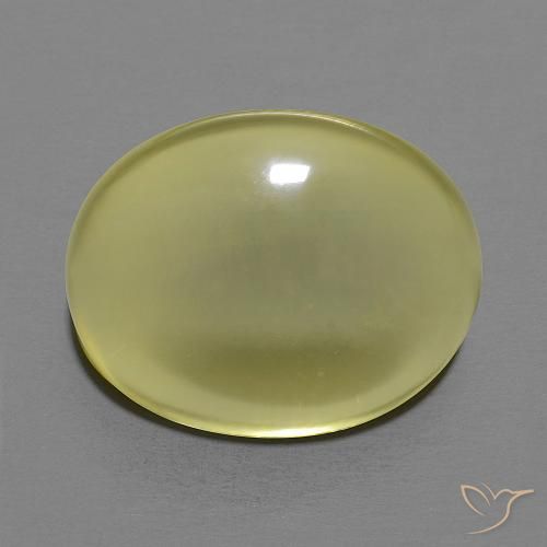 12.44ct Natural amarelo médio Quartzo, oval, Transparente
