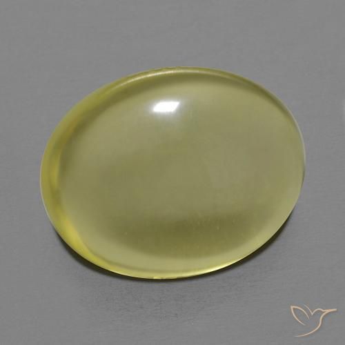 Quartzo amarelo médio Natural 12.44ct, oval, Transparente