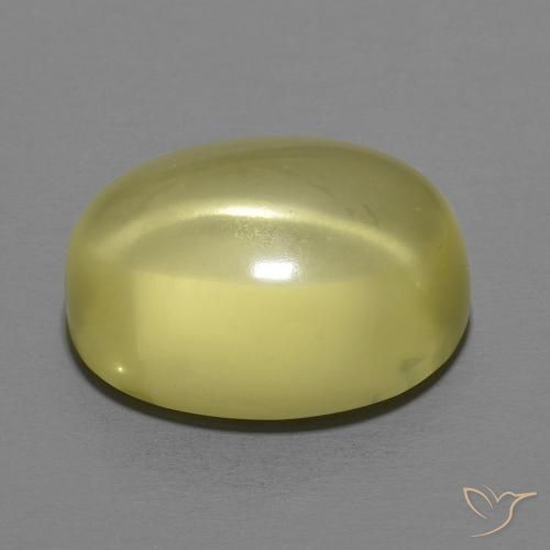 Quartzo amarelo médio Natural 12.44ct, oval, Transparente