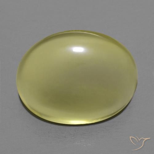 12.65ct Natural amarelo médio Quartzo, oval, Transparente