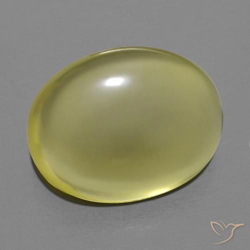Quartzo amarelo médio Natural 12.65ct, oval, Transparente
