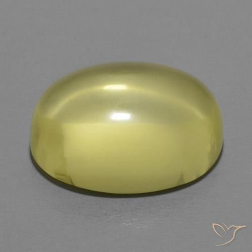 Quartzo amarelo médio Natural 12.65ct, oval, Transparente