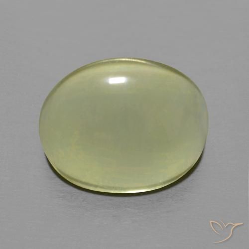 4.67ct Natural Verde amarelo Quartzo, oval, Transparente