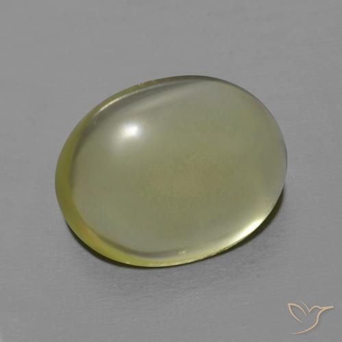 Quartzo amarelo médio Natural 7.60ct, oval, Transparente