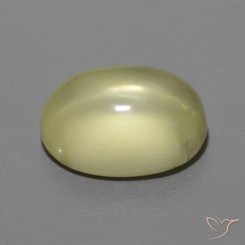 Quartzo amarelo médio Natural 7.60ct, oval, Transparente