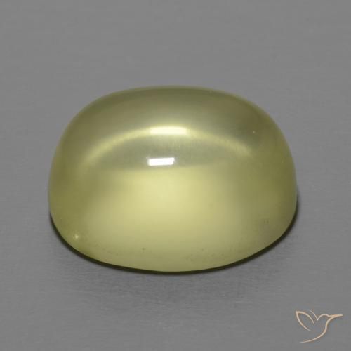 Quartzo Limão amarelo Natural 10.47ct, oval, Transparente