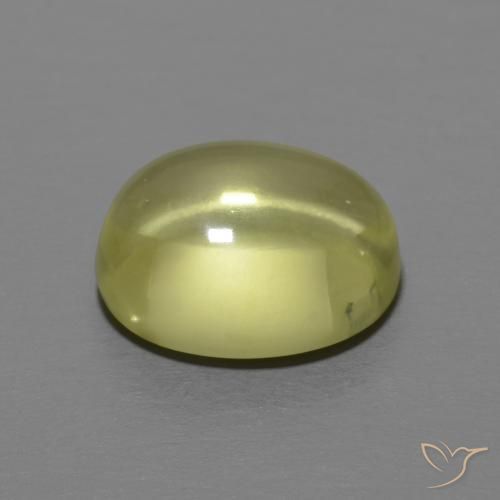 Quartzo amarelo médio Natural 3.55ct, oval, Transparente