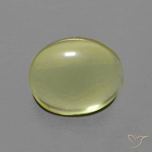 3.59ct Natural Milho amarelo Quartzo, oval, Transparente