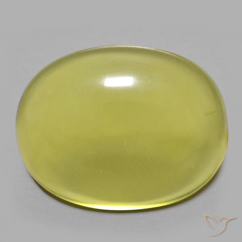 41.02ct Natural amarelo médio Quartzo, oval, Transparente