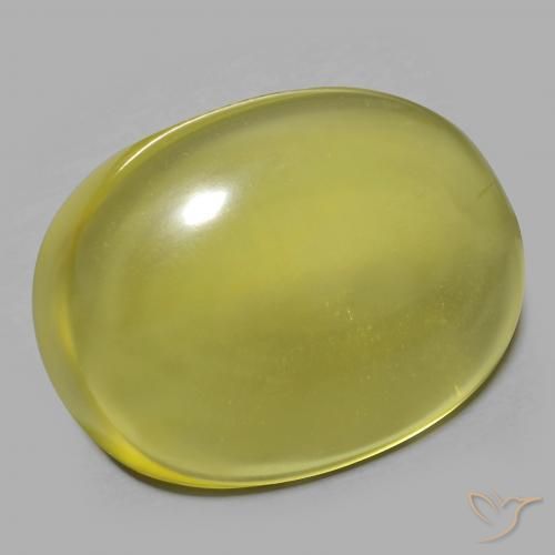 Quartzo amarelo médio Natural 41.02ct, oval, Transparente