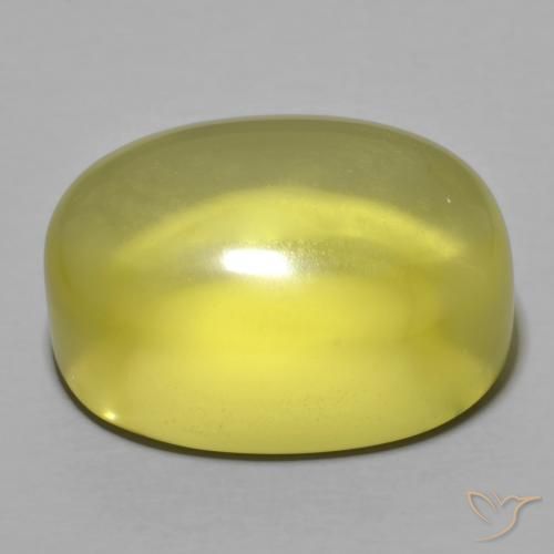 Quartzo amarelo médio Natural 41.02ct, oval, Transparente