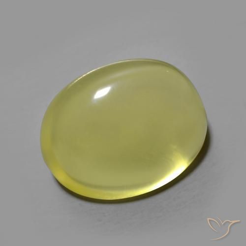 Quartzo amarelo médio Natural 9.79ct, oval, Transparente