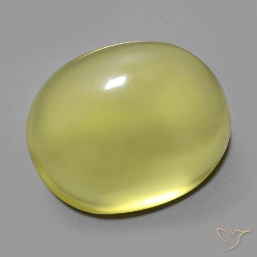 24.95ct Natural amarelo médio Quartzo, oval, Transparente