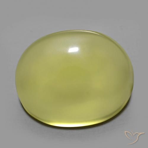 Quartzo amarelo médio Natural 24.95ct, oval, Transparente