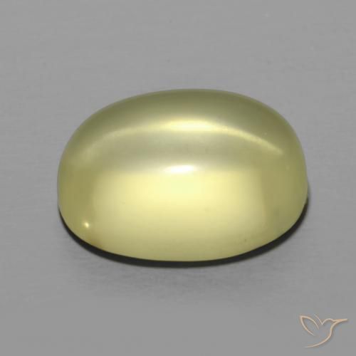 Quartzo amarelo médio Natural 10.90ct, oval, Transparente