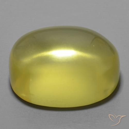Quartzo amarelo médio Natural 29.47ct, oval, Transparente