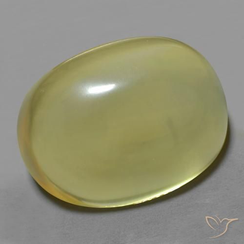 Quartzo amarelo médio Natural 28.49ct, oval, Transparente