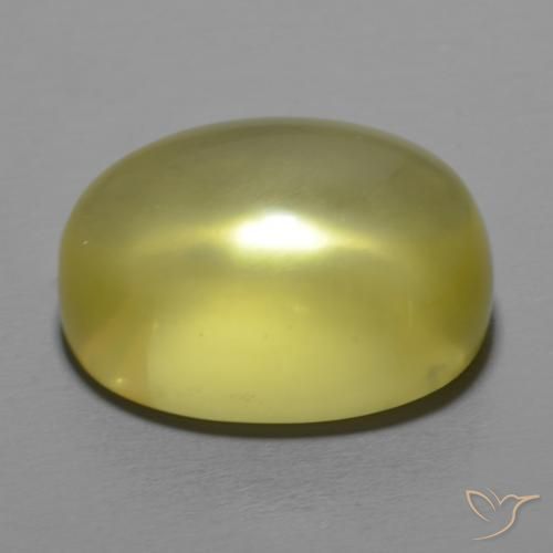 Quartzo amarelo médio Natural 18.16ct, oval, Transparente