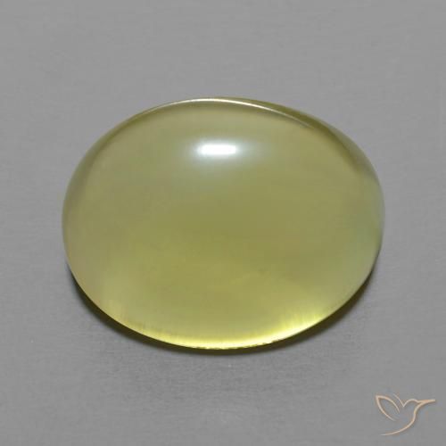 8.68ct Natural Amarelo claro Quartzo, oval, Transparente