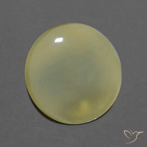 5.73ct Natural Luz amarela Quartzo, Redondo, Transparente