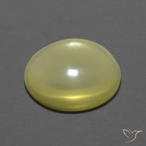 Quartzo Luz amarela Natural 5.73ct, Redondo, Transparente