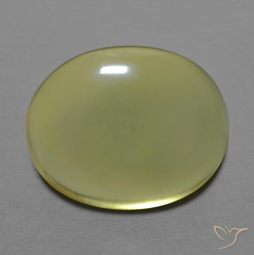 18.04ct Natural Amarelo esverdeado Quartzo, oval, Transparente