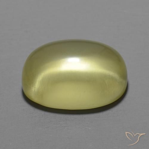 Quartzo amarelo médio Natural 9.93ct, oval, Transparente