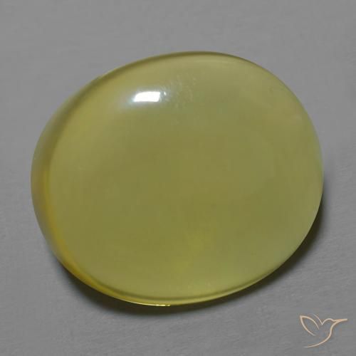 Quartzo amarelo médio Natural 26.62ct, oval, Transparente