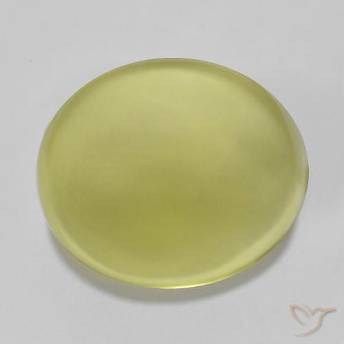 25.27ct Natural Limão amarelo Quartzo, oval, Transparente