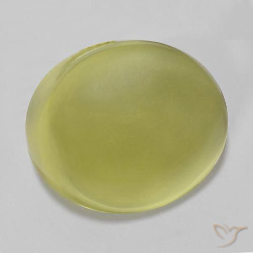 Quartzo Limão amarelo Natural 25.27ct, oval, Transparente